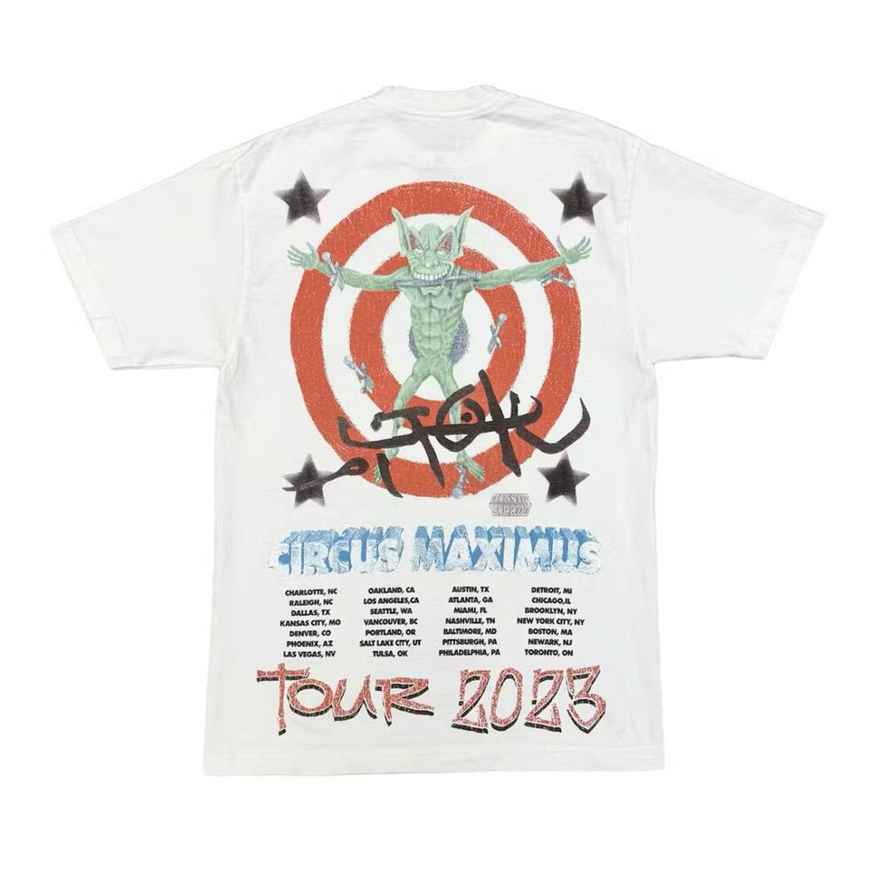 Travis Scott Utopia Circus Maximus Tee ‘White’ - Picture 2 of 2